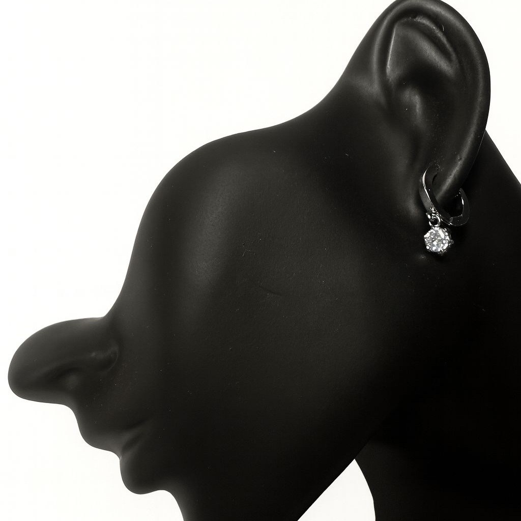 BECHTGOLD ,,Radiant" Stainless Steel Creolen Damen Ohrringe